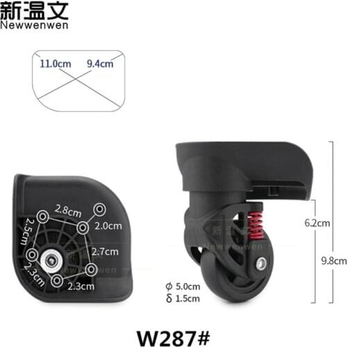 Replacement Luggage Wheels For Suitcases Travel Luggage Repair Trolley Spinner Wheels Accessories W287