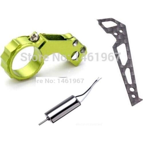 High Efficient RC Helicopter Tail Motor +Metal Heat Sinks Set 7mm for Wltoys V977 V966 Skyartec NANO CPX