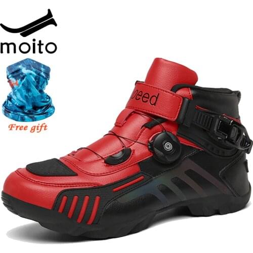 Winter MTB Cycling Boots High top Road bike Sneakers Sapatilha Ciclismo Professional Self-Locking Bicycle Shoes Motorcycle shoes
