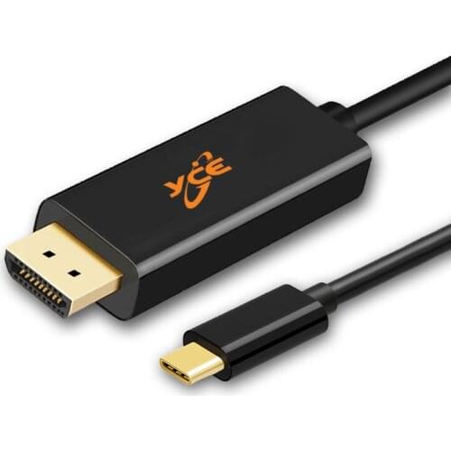 1.8M 3M 5M 60HZ Type C USB-C/M TO DP/M Adapter Cable ABS Shell Displayport Adapter 4K Connect Cable V90
