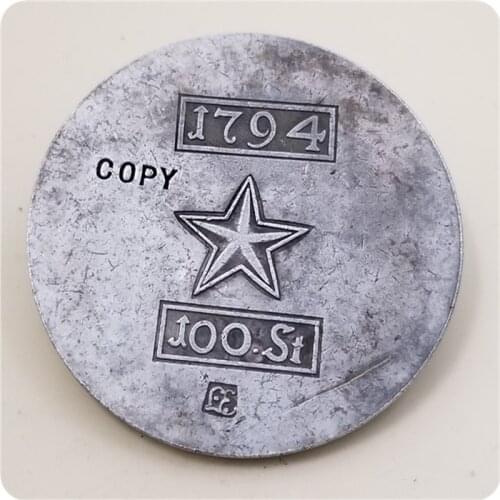 1794 Dutch Republic 100 Stuivers French siege COPY COIN FREE SHIPPING