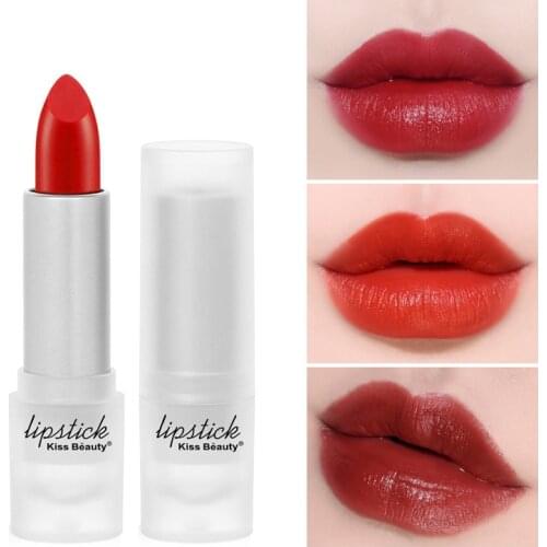 6 Colors Lips Makeup Lipstick Lip Gloss Long Lasting Moisture Cosmetic Lipstick Red Lip Matte Lipstick Waterproof Nonstick Cup