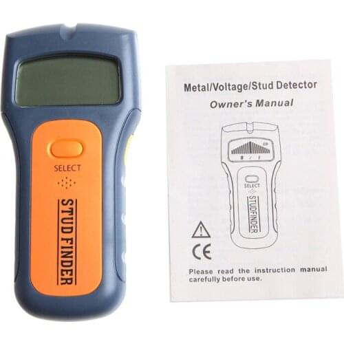 AC Hot 3 in 1 Wood Metal Wall Detector Multimeter Digital Pinpointer Vibrator Stud Scanner Live Wire Cable Finder Test Tool