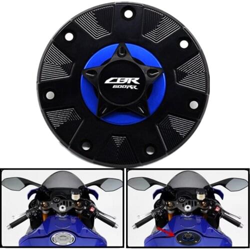 For Honda CBR600 RR cbr600rr 2003-2014 Motorcycle CNC Aluminum Fuel Gas Tank cap Cover Quick Release Fuel Tank Cap With LOGO