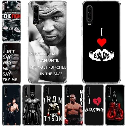 Mike Tyson Boxer Man Phone Case For Huawei P10 P20 P30 P40 Mate 30 20 10 Lite Pro P Smart Z Plus 2019 2018 Cover Coque