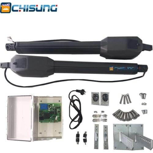 AC Remote control electric linear actuator double swing gate opener for entrance door