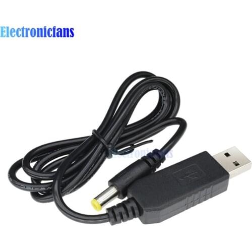 Diymore USB Step-Up Converter Cable USB DC 5V to DC 12V Step Up Cable Module 2.1x5.5mm Male Connector Converter