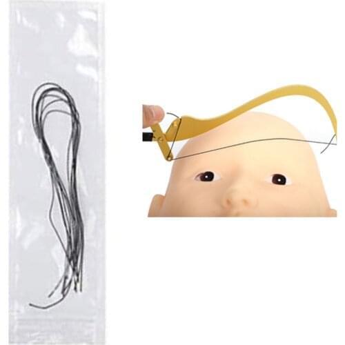 50bags/500pcs Semi-Permanent Location Line for Bow Arrow Rulers Thread Cut Mapping Strings for Eyebrow Measuring Tool String