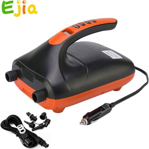 SUP 20 PSI Dual Stage Electric Air Pump 12V 110W Intelligent Inflatable Pump for Inflatable SUP Stand Up Paddle Surfing Board