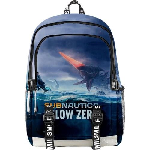 Subnautica Below Zero Men Women Backpack Fabric Oxford School Bag Fashion Style Teenager Girl Child Bag Travel Backpack