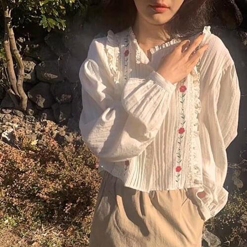 Женские хлопковые рубашки Rowling mirror China At AliExpress