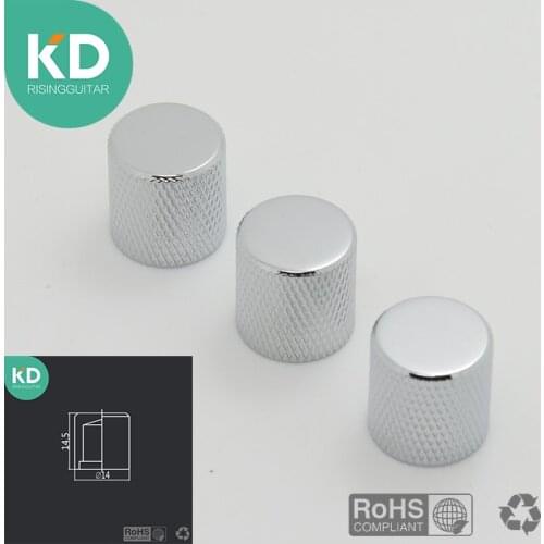 Super deal Guitar and Bass metal knob Gold/Black/Chrome 3 pieces per lot flat top