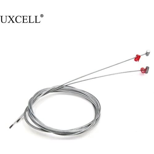 Universal 2Pcs 1.8m Length Metal Clutch Line Cable Wire Brake Accelerator Cable Wire for Motorcycle Scooter Motorbike