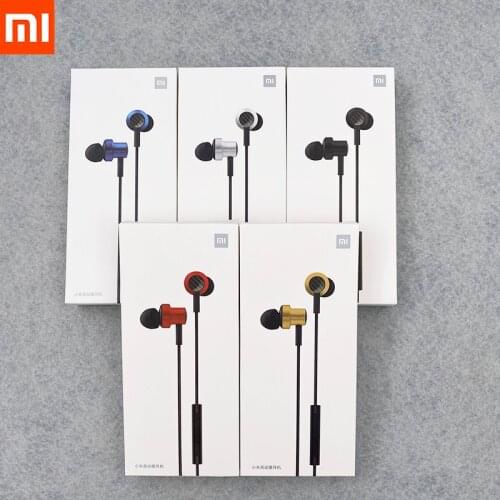 Xiaomi M11 Bass In-Ear Earphone 3.5mm Headsets With Mic Wire Control Dual Driver For Mi 10 Lite Note 10 Pro Redmi Note 7 8 9 Pro