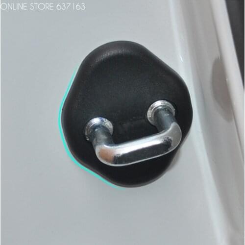 4pcs Car Door Lock Decoration Cover Door lock Protective Cover For Hyundai Solaris Verna Rena