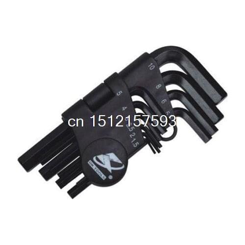 10 Piece Hex Key L Allen Wrench Metric Set Long+Short Arms Hand Driver Tools