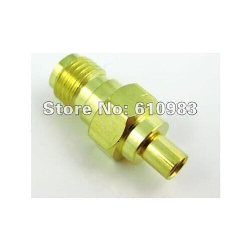 10 Pieces SMA Female to MMCX Female Goldplated Straight Connector Adapter