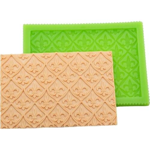 2019 European style embossed fondant cake silicone mold wedding cake embossed mold diy clay soft ceramic silicone mold