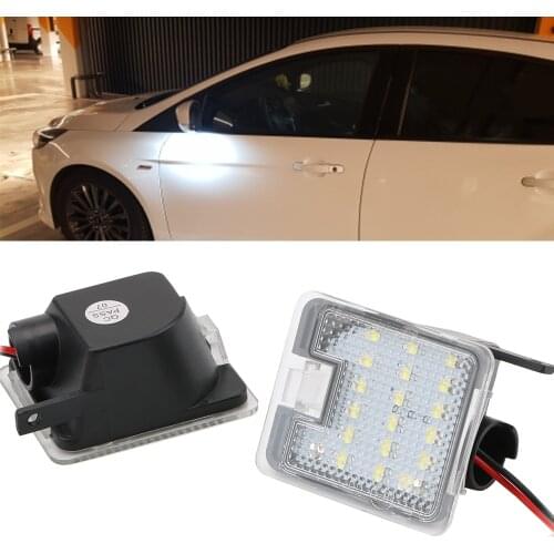 Car Door Welcome Light For Ford Focus 3 Kuga 2 S-Max WA6 2 Mondeo 4 5 Grand C-max 2 Escape LED Under Side Mirror Puddle Light