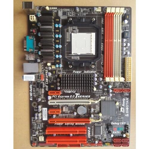 Used original for Biostar TA870+ DDR3 Socket AM3 16GB 870 ATX desktop motherboard Free shipping