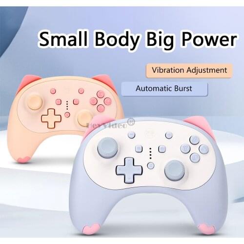 For Nintendo Switch Wireless Controller Bluetooth-compatible Gamepad for Switch Lite Game Joystick with Voice Wake Up Handle