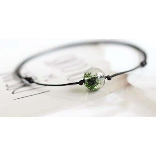 Creative Design Stone Bracelets for Men Women Punk Style Blue Sandstone Rope Chain Bracelet for Lovers Gift