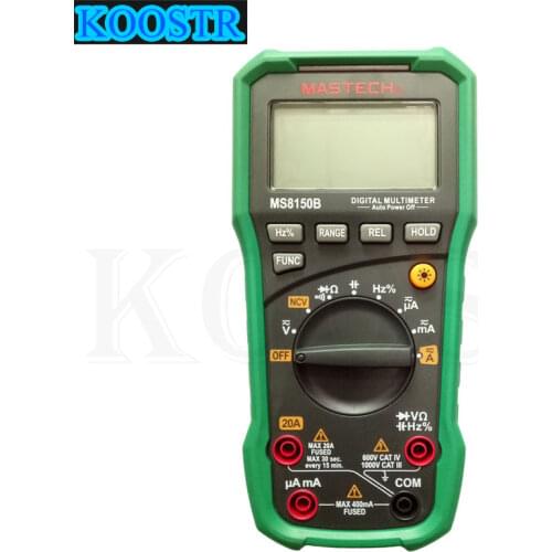 Digital Multimeter Mastech MS8150B Portable Tester Meter Voltage Current Resistance Electrical USB Tecrep Diagnostic-tool