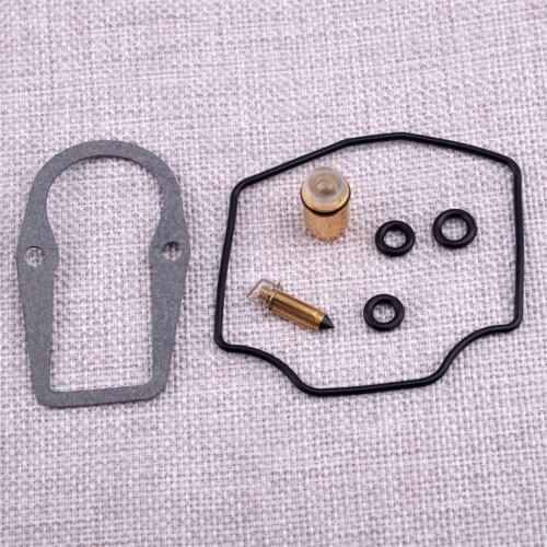 CITALL Motorcycle Carburetor Carb Repair Kit Float Needle Valve Gasket fit for Yamaha XT550 XT600 TT600