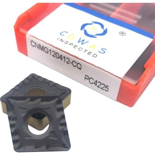 CNMG120412 CQ PC4225 Carbide Inserts High Quality CNMG 120412 Cnc Blade External Turning Tool Lathe Cutter Tools For Steel