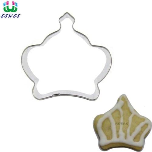 Cake Decoration Tools Stainless Clothing Series Kings Hat Shape Mold Baking Biscuits Muffins Cookies Desserts,Direct Selling