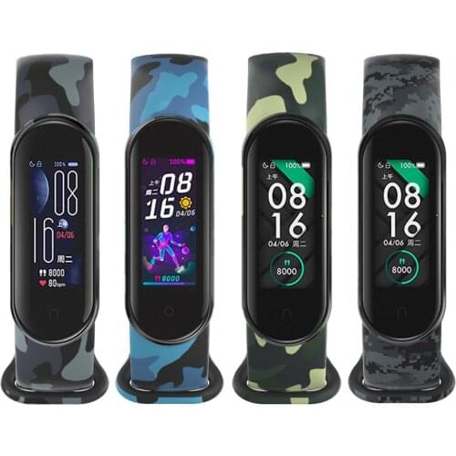 Camouflage Replacement Smart Watch Wrist Strap Bracelet Wristband for Xiaomi 5