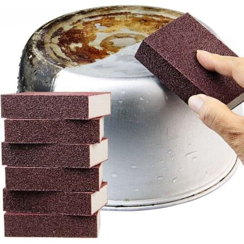 Kitchen Accessories Emery Sponge Sponge for Removing Rust Cleaning Cotton Tools Descaling Clean Rub Pot Kitchen Gadgets