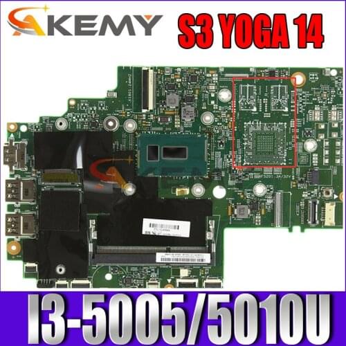 For Lenovo Thinkpad S3 YOGA 14 13323-2 448.01110.0021 Laptop motherboard CPU I3-5005/5010U DDR3 100% fully tested