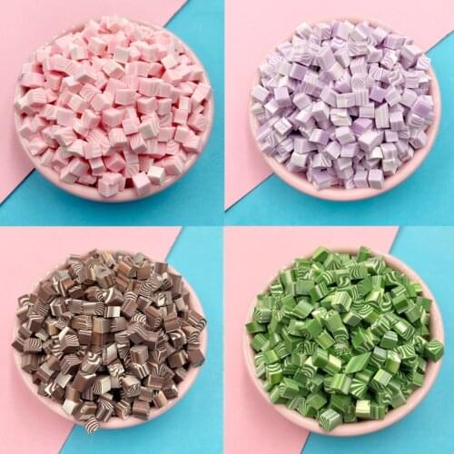 50g Mini Clay Candy Simulation Food Polymer Hot Clay Sprinkle for Craft DIY Nail Art Decorations Miniature Dolls Accessoires:5mm