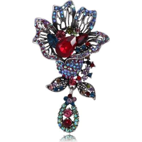 Cross-border sales set set auger high-grade temperament retro 7 colour drip pins factory direct sale spot