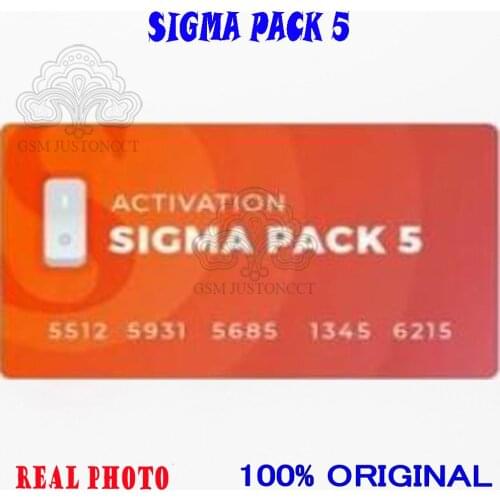 New sigma pack5 /Sigma Pack 5 Activation Used to activate the Sigma box and Sigma key dongle