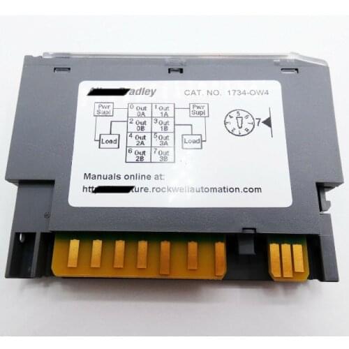 New Original Programmable Controller Module 1734-OW4 PLC 5-28.8VDC 4 Form A N.O. Relays