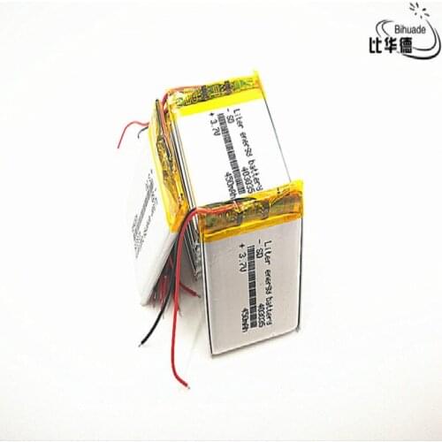 Wholesale 10 PCS 3.7V 450mAh 403035 Lithium Polymer Li-Po Rechargeable Battery For Mp3 MP4 MP5 GPS bluetooth electronic part