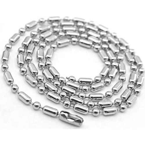 Fashion Men Women Male Link Chain Necklace Color Stainless Steel Braided Bamboo Joint Snake Chain Necklace Jewelry