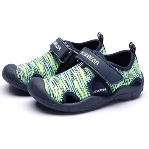 Anti-collision Sandals Baby Boy Girl Summer Walking Shoes Kids Outdoor Breathable Slippers Antiskid Beach Sandals for Holiday