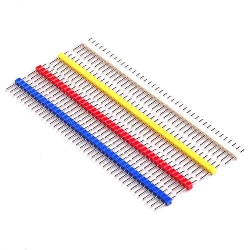 5PCS 2.54mm 2 x 40 Pin Male Double Row Pin Header Strip