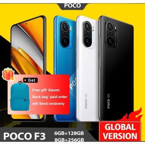 Global Version POCO F3 NFC 5G 6GB 128GB/8GB 256GB Smartphone Snapdragon 870 Octa Core 6.67"120Hz E4 AMOLED Display 48MP 33W Fast