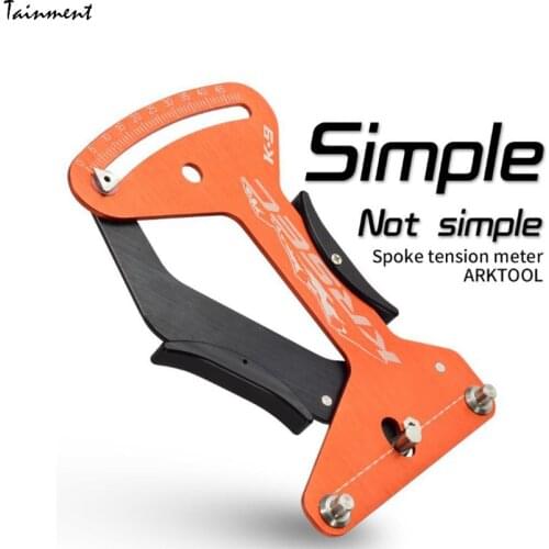 Spoke Tension Meter Bicycle Spoke Tension Wheel Spokes Checker Reliable Indicator Stable Compete Aluminum Alloy Bicycle Tools