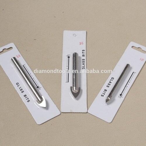 Talentool Free Shipping 3pcs/set 10mm /14mm /16mm Power Tools Spade Drill Bit For Drilling Hole Saw on Glass Ceramic Marble