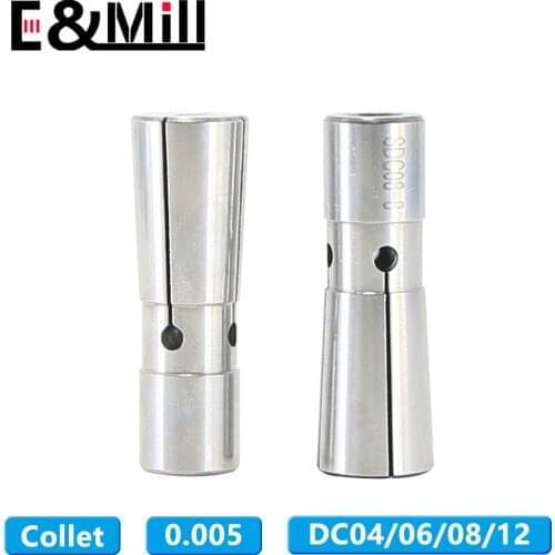 Precision 0.005 DC4 DC6 DC8 DC12 Collet Chuck DC Chuck CNC Engraving Machine Lathe Milling Cutter Chuck Collet Pull Back Collet