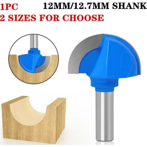 1pc 12mm Shank Ball Nose Cutter Tools For Woodworking Concave Radius Milling Cutters Core Box Wood Router Bit Free Shipping
