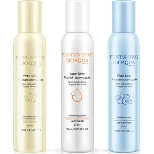 3Pcs/Set Toners Skin Care Smoothing Hydrating Moisture Toner Oil Control Shrink Pores Brighten Skin Women Hot Spring Blueberry