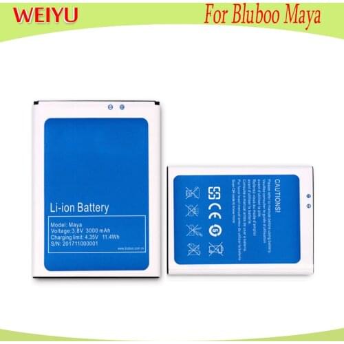 WEIYU Battery For Bluboo Maya 3.8V 3000mAh battery For Bluboo Maya phone Replacement Batteries Bateria