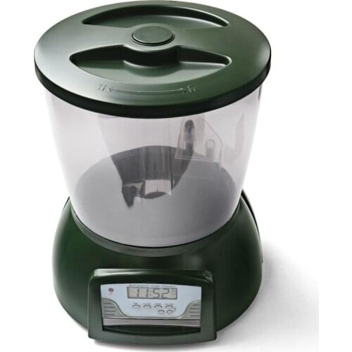 Automatic Pond Fish Feeder Fish Food Dispenser Digital Aquarium Timer Feeder Battery.automatic fish feeder auto pond fish feeder