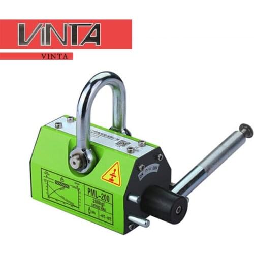 BIG Sales CNC PML Series PML-200 electro manual permanent magnetic lifter transportation steel plate lifting magnet for crane